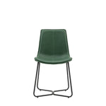 Hawking Vegan Leather Chairs | Green | Set of 2