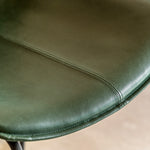 Hawking Vegan Leather Stools | Green | Set of 2