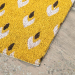 Ikat Coir Doormat | Ochre | 90cm