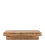 Iowa Rustic Mango Wood Coffee Table | Natural