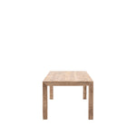Iowa Rustic Mango Wood Dining Table | Natural