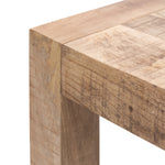 Iowa Rustic Mango Wood Dining Table | Natural