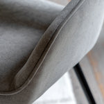 Ivorra Arch Curve Dining Chairs | Grey | Set of 2