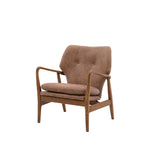 Jensen Mid-Century Modern Leather Armchair | Brown