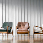 Jensen Mid-Century Modern Leather Armchair | Brown