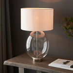 Kelda Oval Table Lamp | Natural