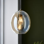 Kelda Oval Pendant Light | Champagne