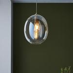 Kelda Oval Pendant Light | Champagne
