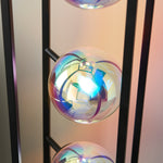 Kinjo Iridescent 3 Sphere Floor Lamp | Matt Black
