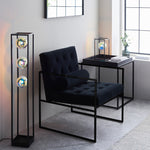 Kinjo Iridescent Sphere Table Lamp | Matt Black