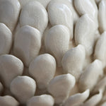 Layered Leaf Table Lamp Base | Ivory | Small