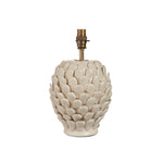 Layered Leaf Table Lamp Base | Ivory | Small