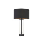 Lessina Glass Table Lamp | Black | Large