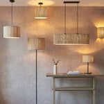 Longshore Seagrass Floor Light | Black/Natural