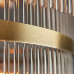 Marietta Grand 21 Pendant Light | Antique Brass