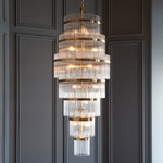 Marietta Grand 21 Pendant Light | Antique Brass