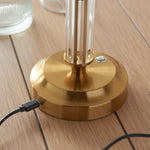 Morton Cordless Table Lamp | Brushed Aged Brass