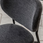 Oppo Oval Dining Chairs | Charcoal | Set of 2