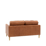 Osborne 2 Seat Leather Sofa | Vintage Brown