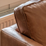 Osborne 2 Seat Leather Sofa | Vintage Brown