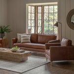 Osborne Leather Armchair | Vintage Brown