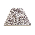 Pleated Fabric Leaf Shade | Pearl Grey