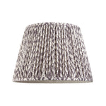 Pleated Fabric Leaf Shade | Pearl Grey