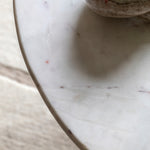 Seville Fluted Marble Top Coffee Table | Blue