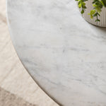 Seville Fluted Marble Top Coffee Table | Dusk
