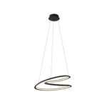 Staten Swirl Pendant Light | Black