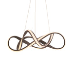 Synergy Whirl Pendant Light | Coffee/White