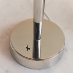 Syon Table Lamp | Bright Nickel/Mink