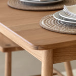 Wycombe Nordic Extending Dining Table | Natural