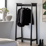 Wycombe Nordic Open Wardrobe | Black