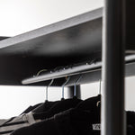 Wycombe Nordic Open Wardrobe | Black