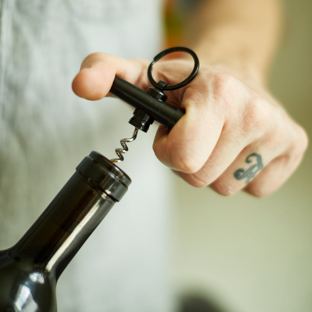 Gentlemens Hardware Mini Keychain Corkscrew About Living