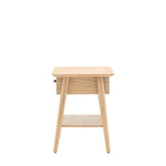 Hatfield 1 Drawer Bedside Table | Natural Oak