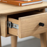 Hatfield 1 Drawer Bedside Table | Natural Oak
