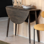 Hatfield Folding Dining Table | Smoked Oak