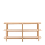 Hatfield Open Display Unit | Natural Oak | Wide