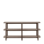 Hatfield Open Display Unit | Smoked Oak | Wide