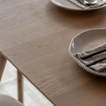 Hatfield Retro Dining Table | Natural Oak | Large