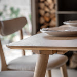 Hatfield Retro Dining Table | Natural Oak | Large