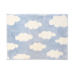 Bath Mat | Blue & White Cloud