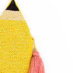 Beaded Pencil Purse | Yellow