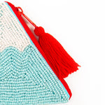 Beaded Snowcapped Purse | Blue