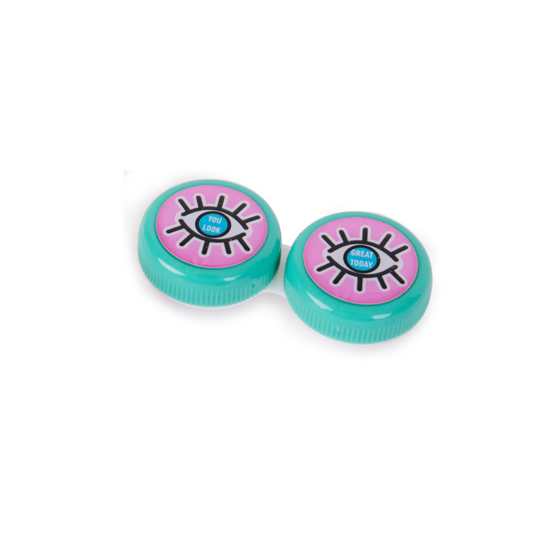 Contact Lens Cases with Lens Catcher & Suction Cup | Eyes