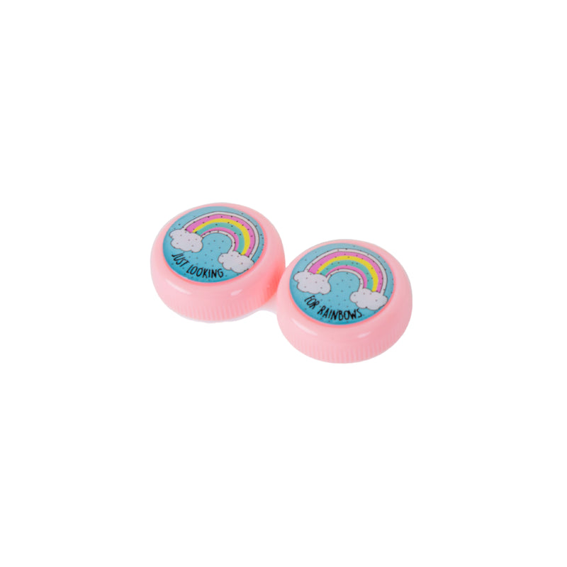 Contact Lens Cases with Lens Catcher & Suction Cup | Rainbows