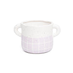 Handmade Handled | Planter Vase | Lilac | 11cm