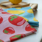 Lemon Print Kitchen Tea Towel